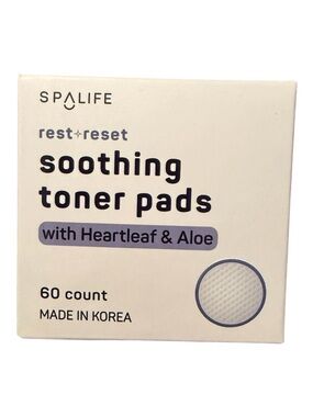SpaLife Soothing Toner Pads with Heartleaf & Aloe - Cream